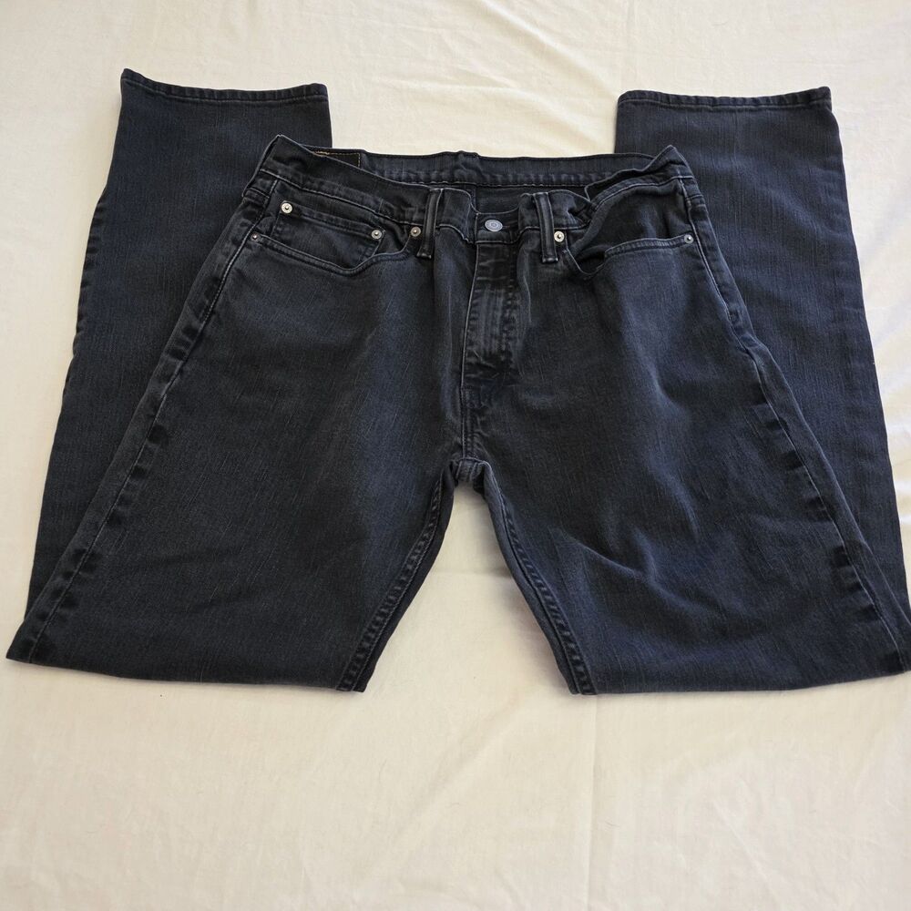 Levi's 559 Relaxed Straight Jeans Men’s Size 36x36 Black Denim Classic Fit